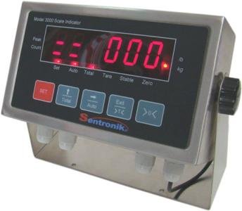 sentronik 3000 stainless steel weight indicator